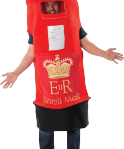 Orion Costumes All Mens Costumes Adult Postbox Fancy Dress Costume