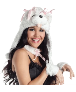 Party King Adults Curly Poodle Costume Kit