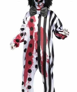 Palmer All Mens Costumes Adult Bleeding Killer Clown Costume