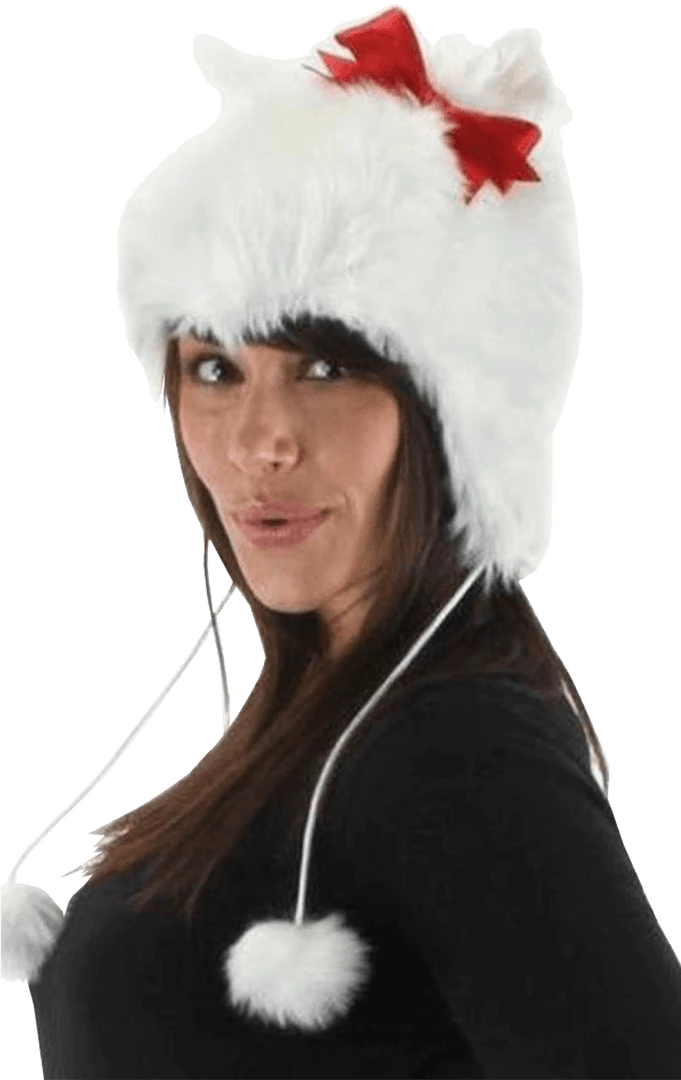 Elope White Kitty Hat