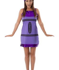 Orion Costumes All Womens Costumes Women's Purple Crayon Fancy Dress Costume