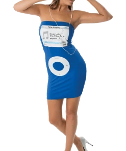 Orion Costumes All Womens Costumes Adult Blue Music Player Dress