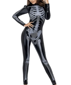 Smiffys Adult Fever Skeleton Costume