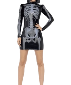 Smiffys Adult Miss Whiplash Skeleton Costume Adults