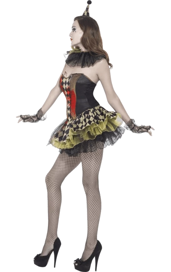 Smiffys All Womens Costumes Adult Zombie Clown Costume