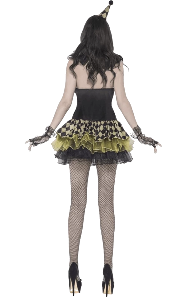 Smiffys All Womens Costumes Adult Zombie Clown Costume