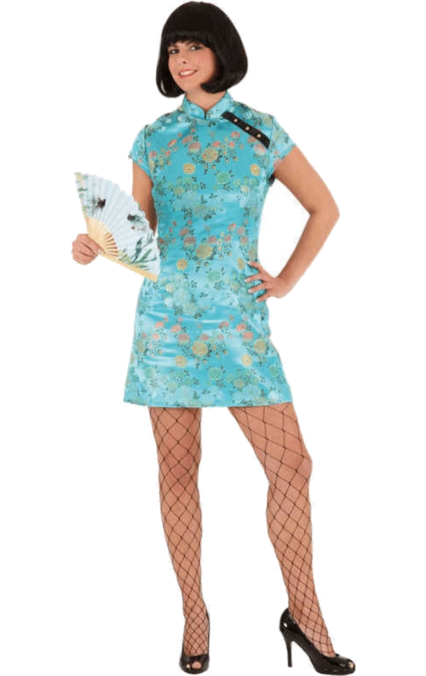 Orlob Turquoise Oriental Lady Costume