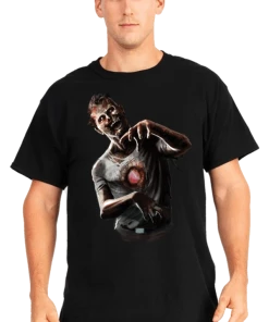 Body Republic Digital Dudz Beating Heart Zombie T-Shirt All Mens Costumes