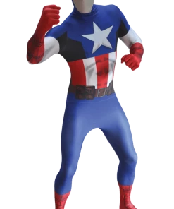 Body Republic Adult Captain America Morphsuit