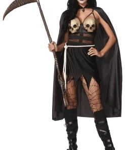 Morris Costumes Leg Avenue Death Dealer Costume Adults
