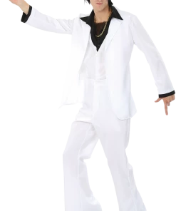 Orion Costumes All Mens Costumes Adult White 70's Suit Costume
