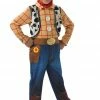 Rubies All Boys Costumes Childrens Toy Story Deluxe Woody Costume