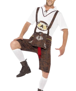 Smiffys All Mens Costumes Adult Brad Wurst Costume