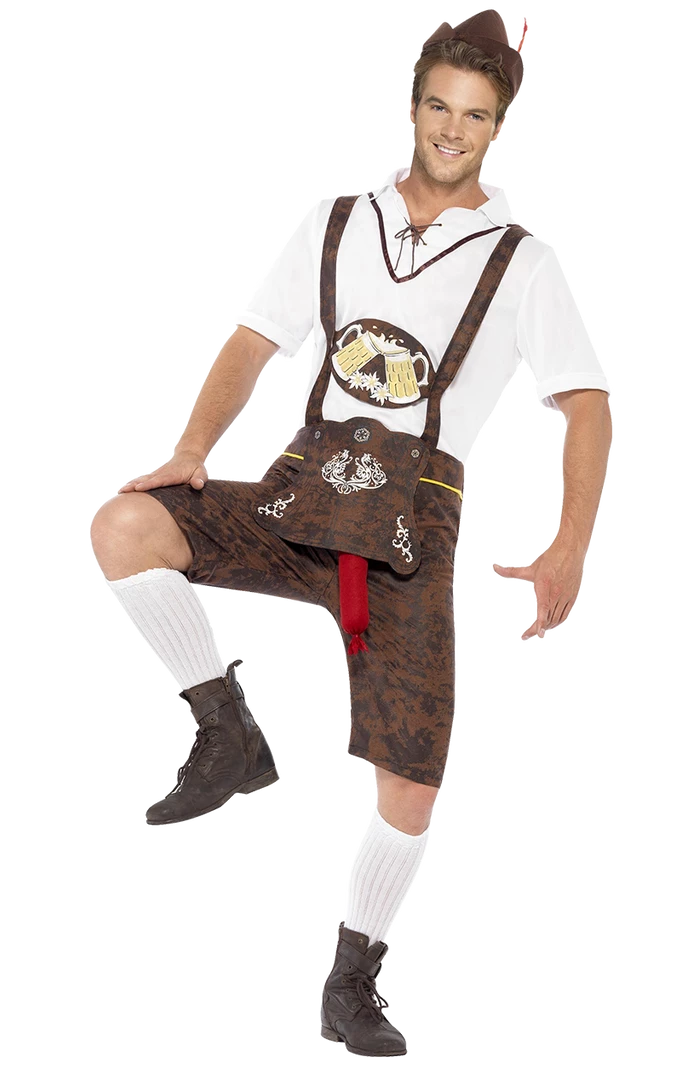 Smiffys All Mens Costumes Adult Brad Wurst Costume