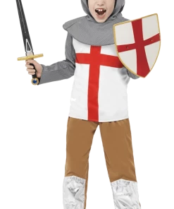 Smiffys All Boys Costumes Child Horrible Histories Knight Costume