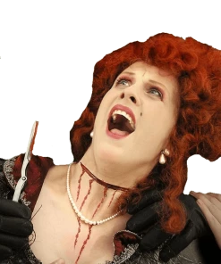 Mask World Throat Cut Prosthetic Make Up Kit Accessories