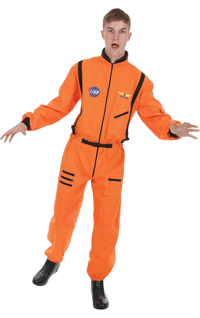 Orion Costumes Mens Orange Astronaut Costume