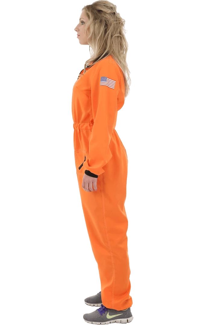 Orion Costumes Womens Orange Astronaut Costume All Womens Costumes