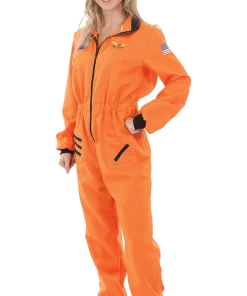 Orion Costumes Womens Orange Astronaut Costume All Womens Costumes