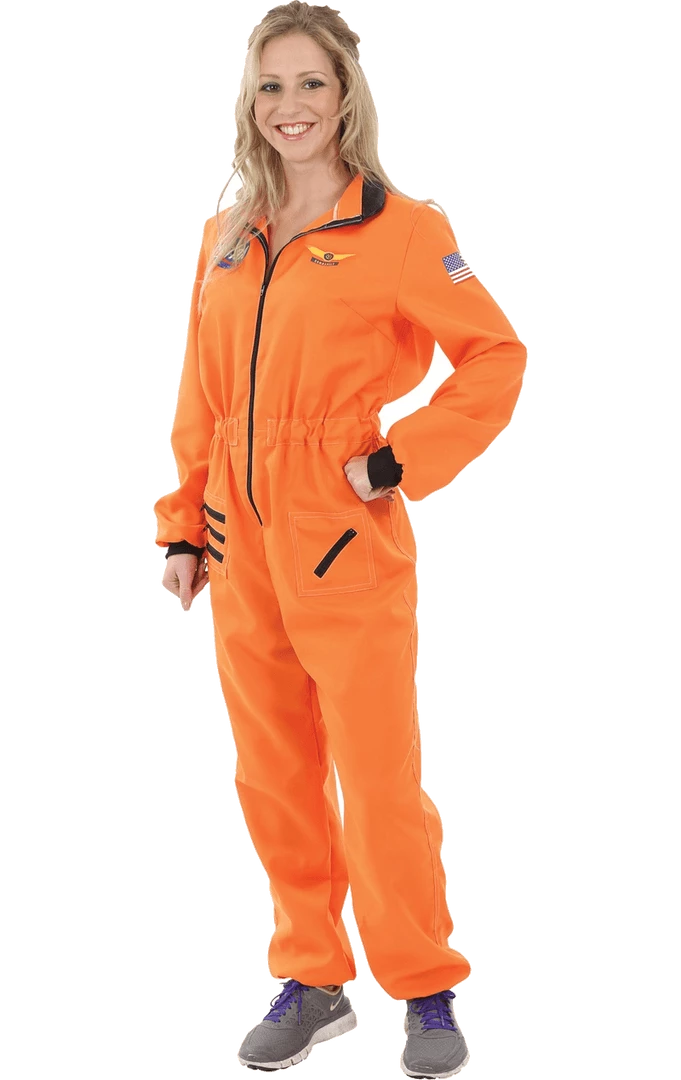 Orion Costumes Womens Orange Astronaut Costume All Womens Costumes