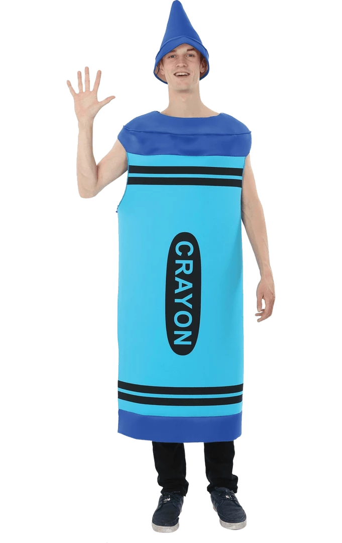 Orion Costumes All Mens Costumes Adult Blue Crayon Costume