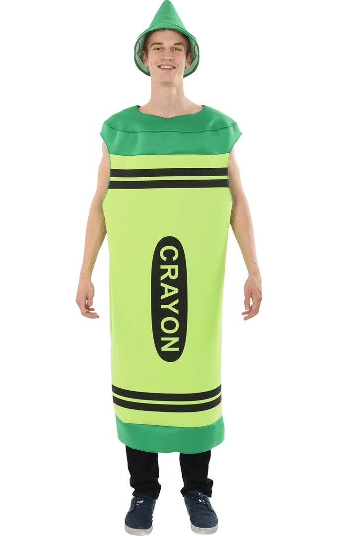 Orion Costumes Adult Green Crayon Costume