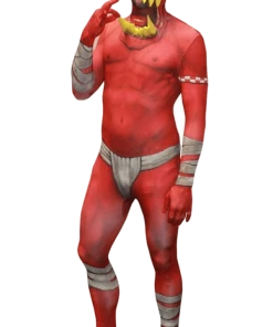 Body Republic All Mens Costumes Orc Jaw Dropper Red Morphsuit