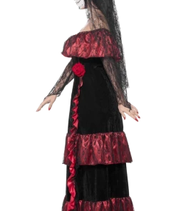 Smiffys Womens Day Of The Dead Bride Costume