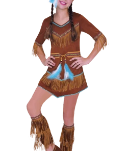 Amscan Child Dream Catcher Red Indian Girl Costume
