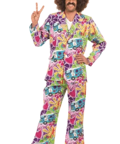 Fun Shack All Mens Costumes Adult Mens Psychedelic Suit