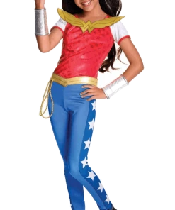 Rubies Child Deluxe Wonder Woman Costume All Girls Costumes