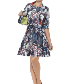 Smiffys All Womens Costumes Adult Womens Zombie Stand Out Suit