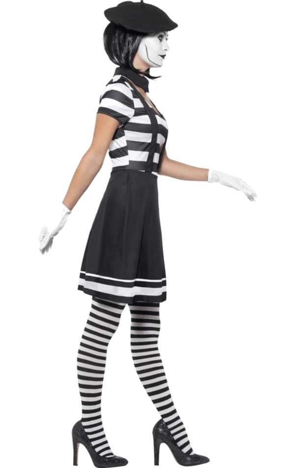 Smiffys Womens Mime Artist Costume