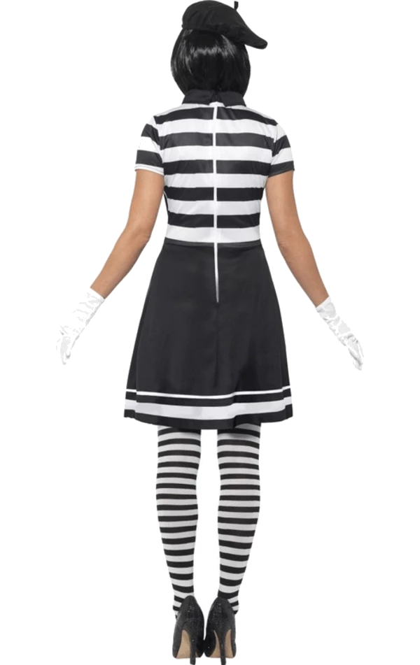 Smiffys Womens Mime Artist Costume