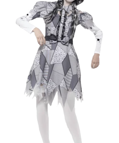 Smiffys All Womens Costumes Adult Damaged Doll Halloween Costume