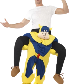 Smiffys Adult Bananaman Piggy Back Costume