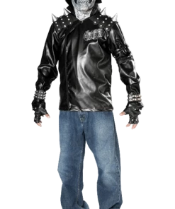 Rubies Halloween Child Metal Skull Biker Costume