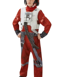 Rubies All Boys Costumes Kids Deluxe Star Wars Poe X-Wing Fighter Costume