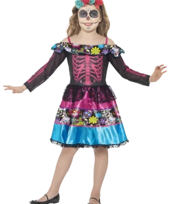 Smiffys Kids Day Of The Dead Sweetheart