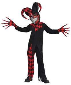 Amscan Kids Krazed Jester Costume Halloween