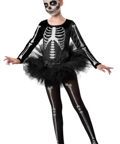 InCharacter Costumes Skeleton Ballerina Costume All Girls Costumes