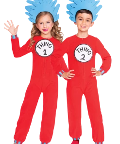 Amscan Thing One & Thing Two Costume All Girls Costumes