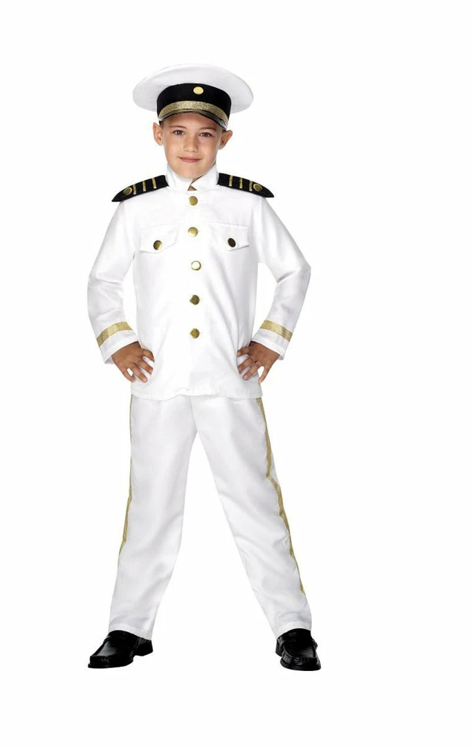 Smiffys All Boys Costumes Child Captain Costume