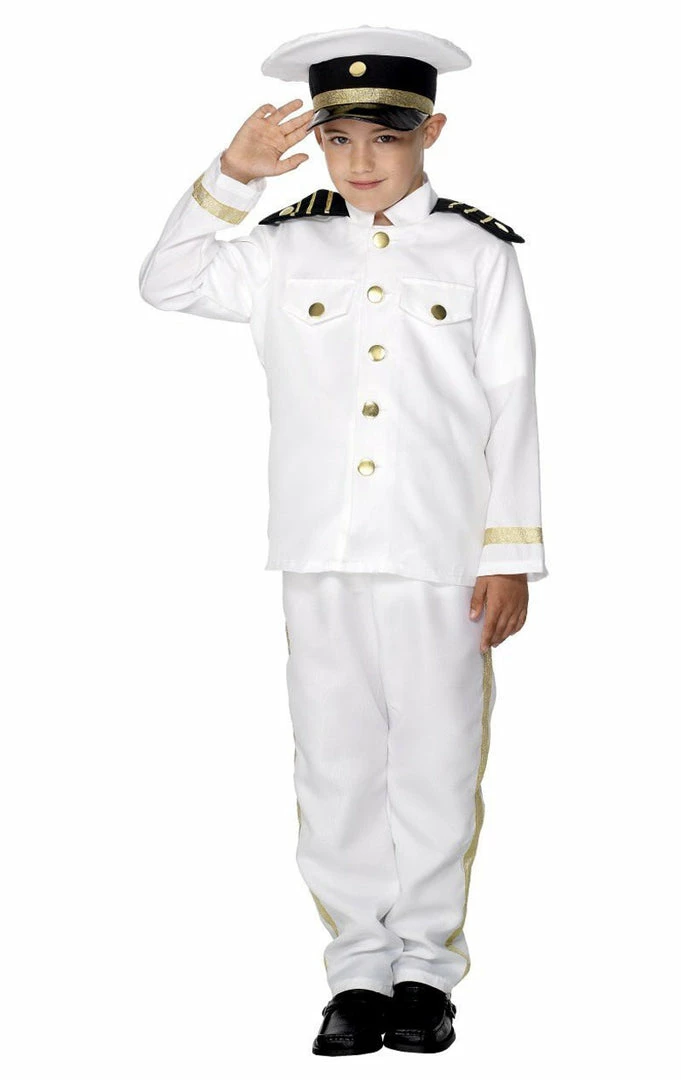 Smiffys All Boys Costumes Child Captain Costume