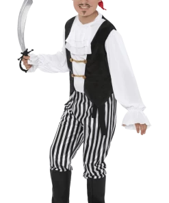 Smiffys All Boys Costumes Child Pirate Costume