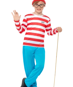 Smiffys All Boys Costumes Child Where's Wally Costume