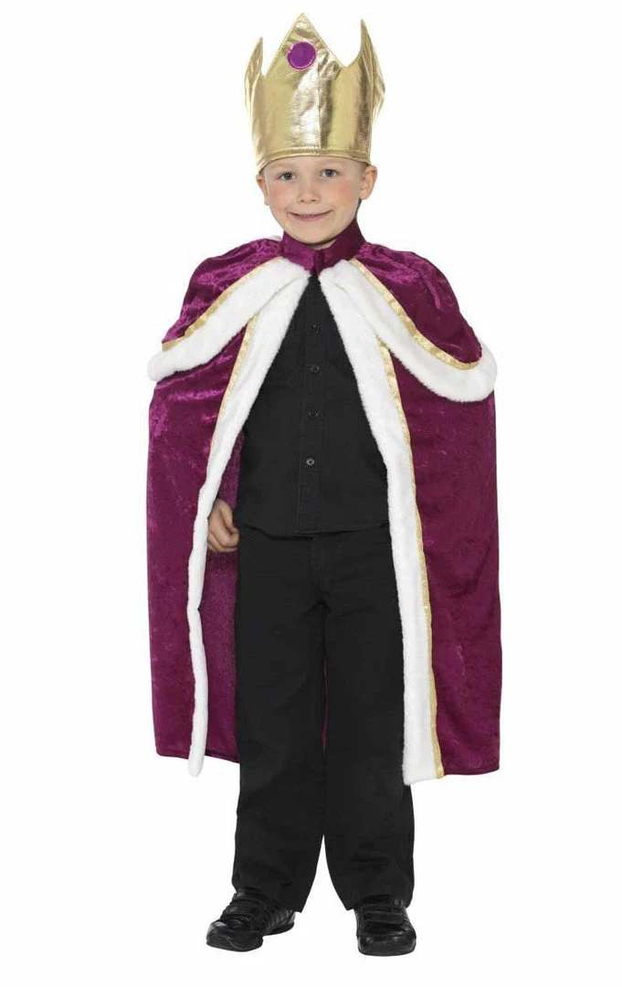 Smiffys Child Kiddy King Costume All Boys Costumes