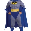 Rubies All Boys Costumes Kids Muscle Blue Batman Costume