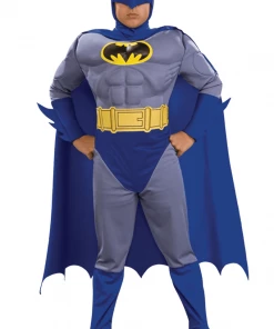 Rubies All Boys Costumes Kids Muscle Blue Batman Costume