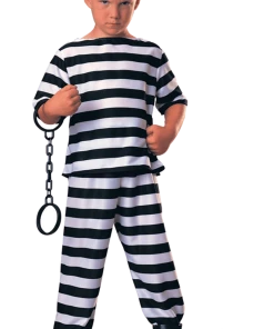 Rubies Child Convict Prisoner Kids Fancy Dress Costume Convicts
